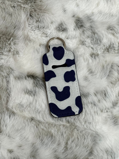 Neoprene Lip Balm Holder Keychain