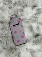 Neoprene Lip Balm Holder Keychain