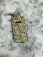 Neoprene Lip Balm Holder Keychain