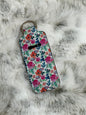 Neoprene Lip Balm Holder Keychain