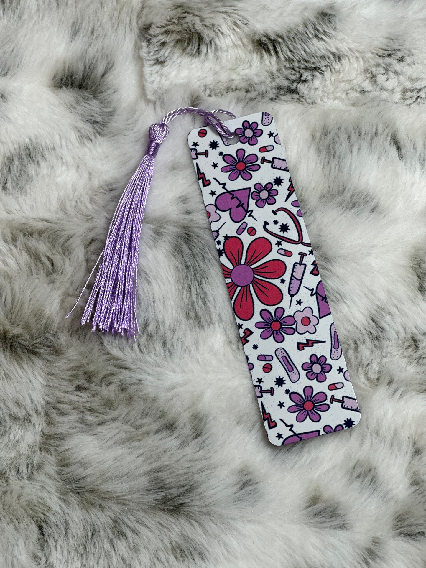 Aluminum Bookmark w/ Tassel