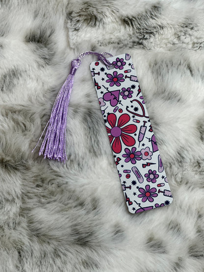 Aluminum Bookmark w/ Tassel