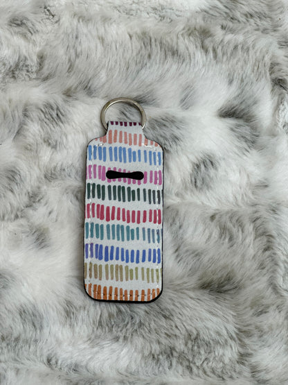 Neoprene Lip Balm Holder Keychain
